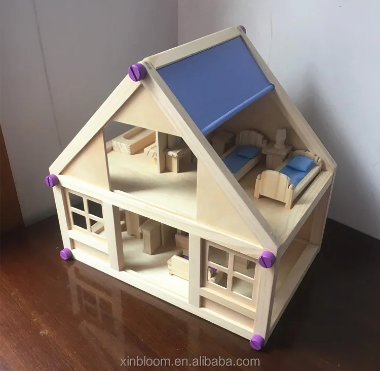wooden doll house