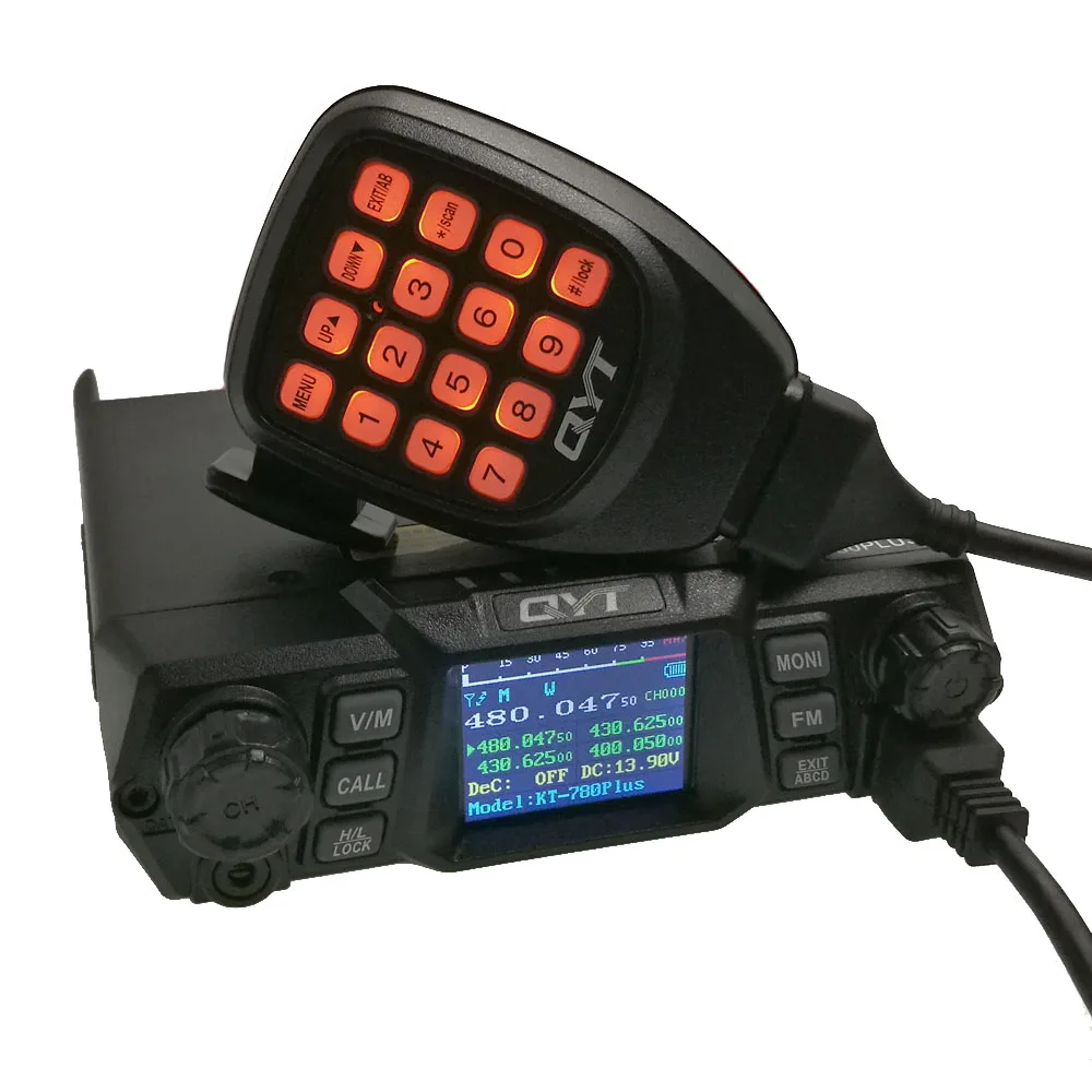 

QYT KT-780 Plus 100Watts Mobile Radio High Power VHF 136-174mhz Ham Car radio Transceiver 200channels Long range communication