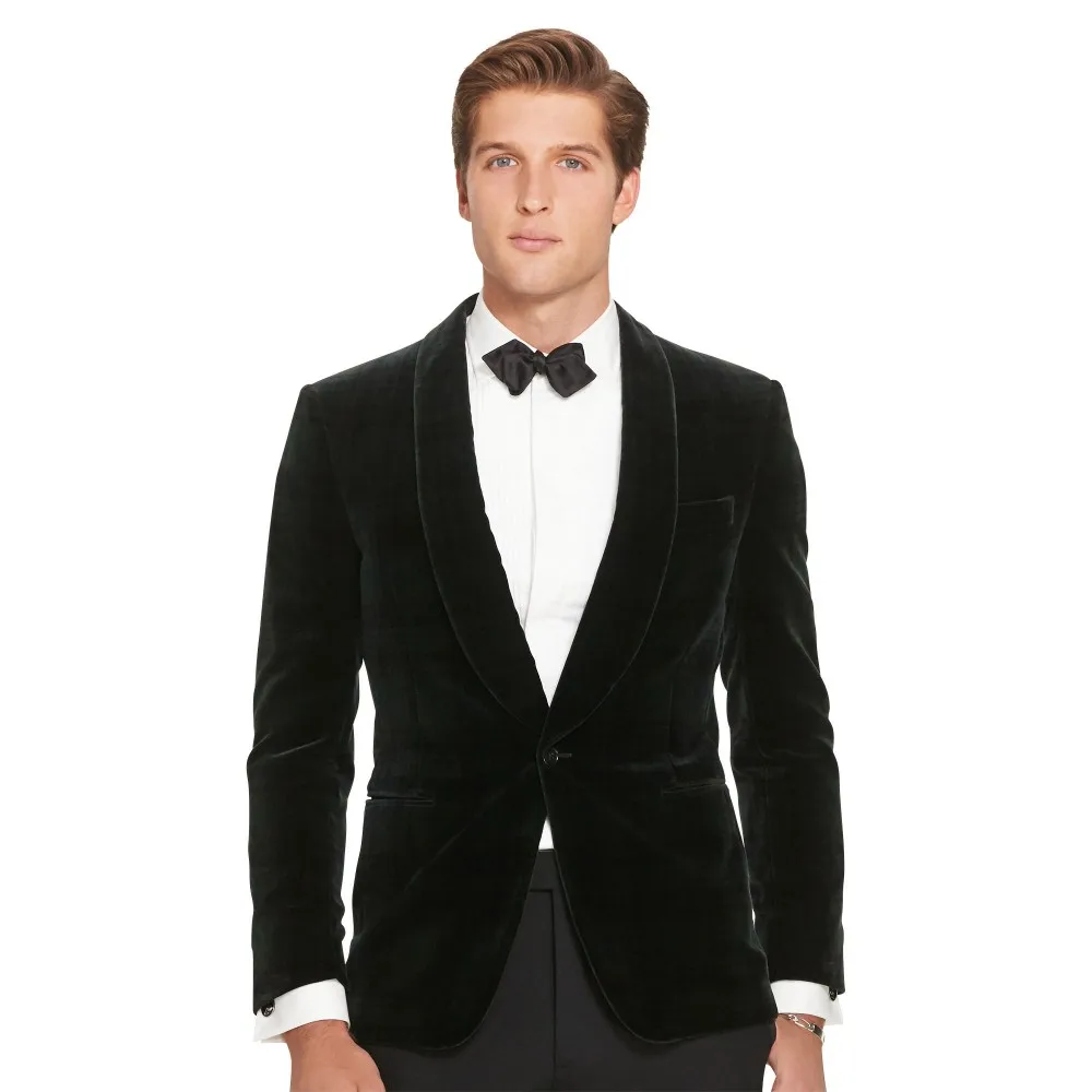 velour mens suit