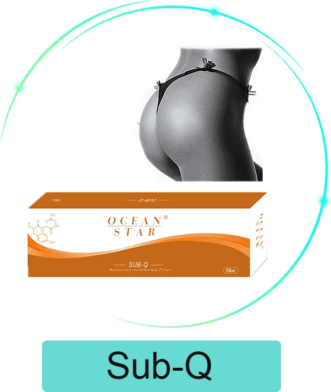 

2019 free shipping 10ml Sub Q hyaluronic acid injection for buttock