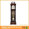 Quartz grandfather standing type wooden pendulum clock floor clock