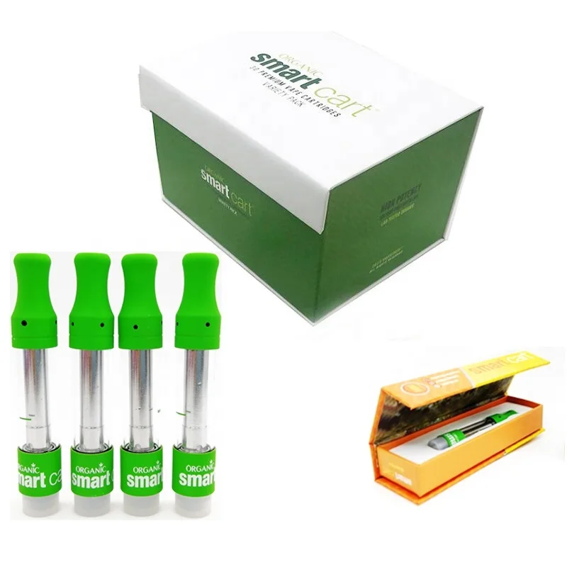 

Cheapest CBD Cartridge Smart Carts Vape Empty Cartridge with different packaging vape, Gree/white/black