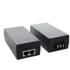Gigabit POE Injector 48Vdc Input DC DC Power Over Ethernet Adapter 12Vdc 3A power supply for Wireless Networking devices