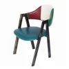 Restaurant Use Leisure Chair High Back Dining Chair with Armrest