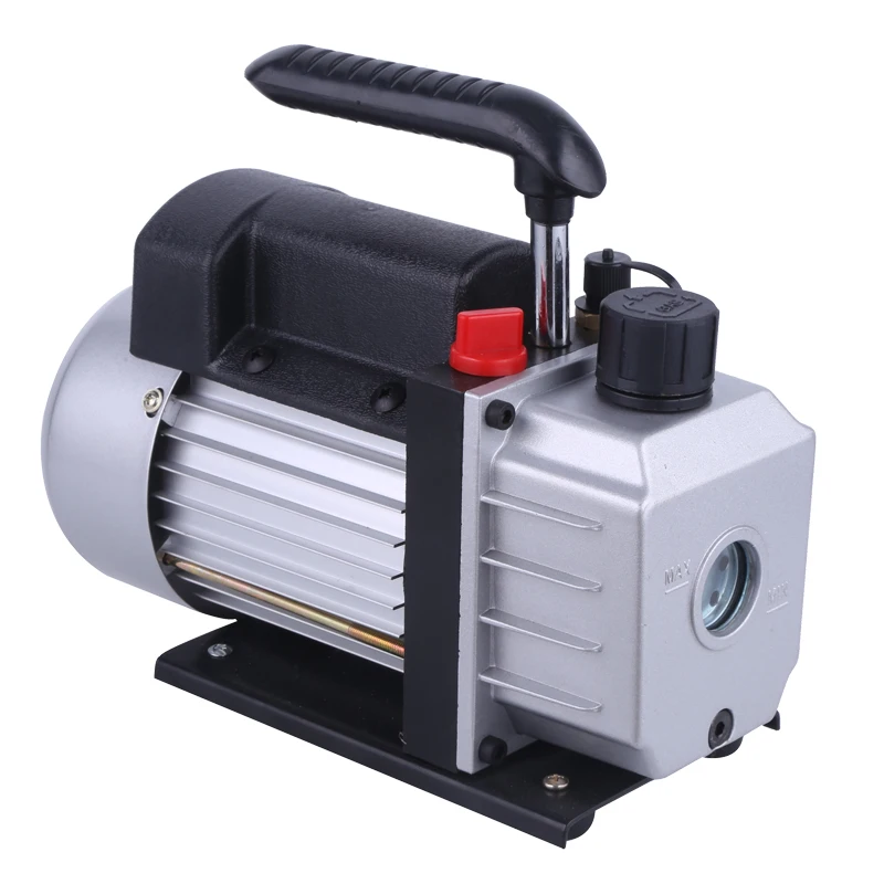 1 Stage Mini Value 5 Cfm Price Rotary Vane Vacuum Pump With Ac Manifold Gauge Set R410 R22 R134