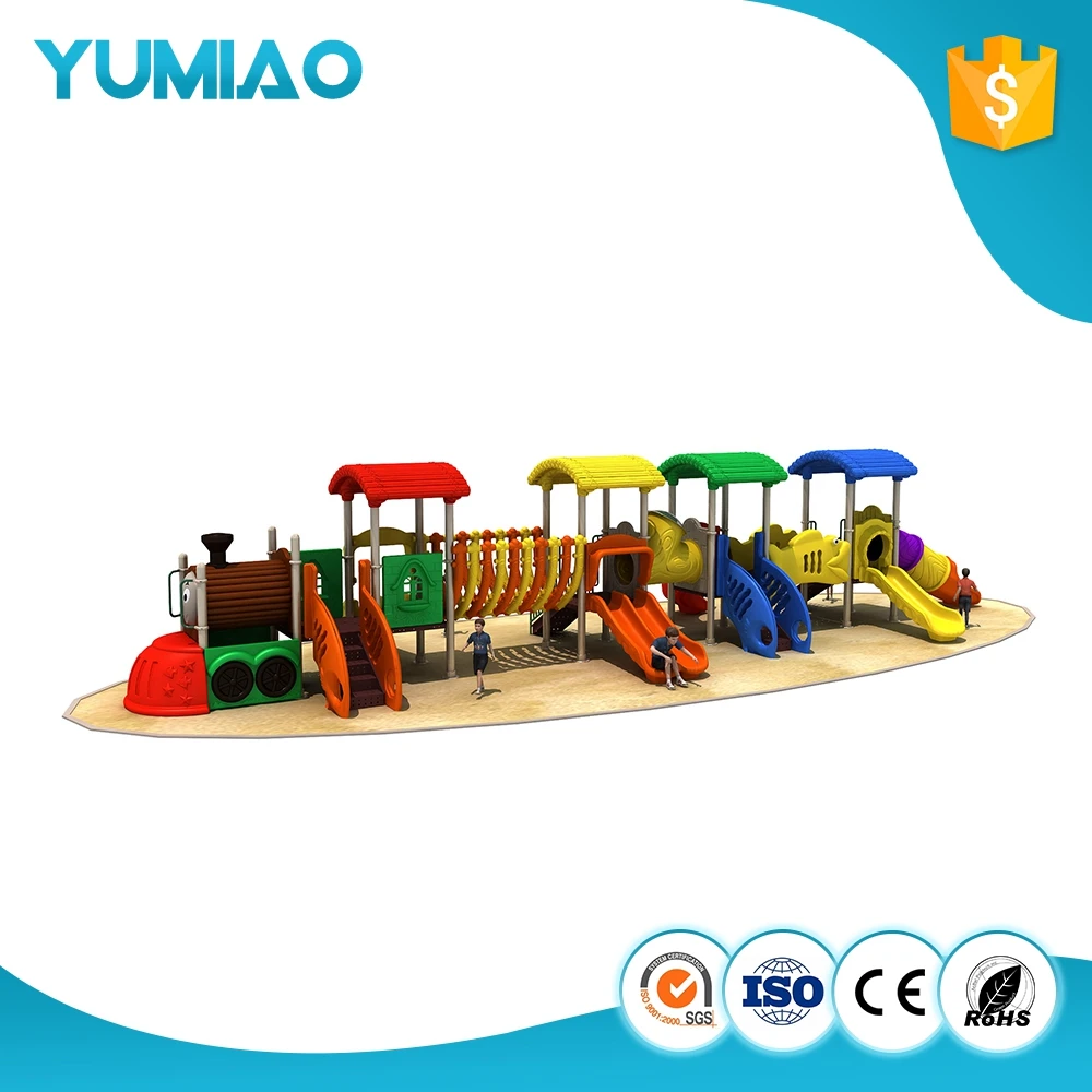 
Made in China train model new design slide for kids mini plastic train type slide 