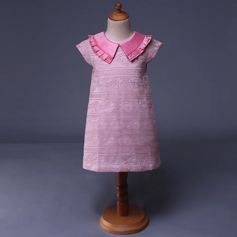 

kids clothes thailand light pink summer dress