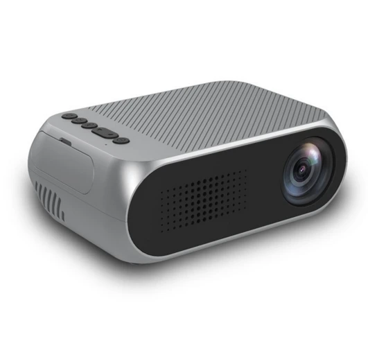 

Hot sale newest 1080P portable Home Theater Projector with Remote Control LED multimedia projector, Black/ white