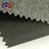 Alibaba Black Polyester Brushed Pu Coated Clothes Fabric