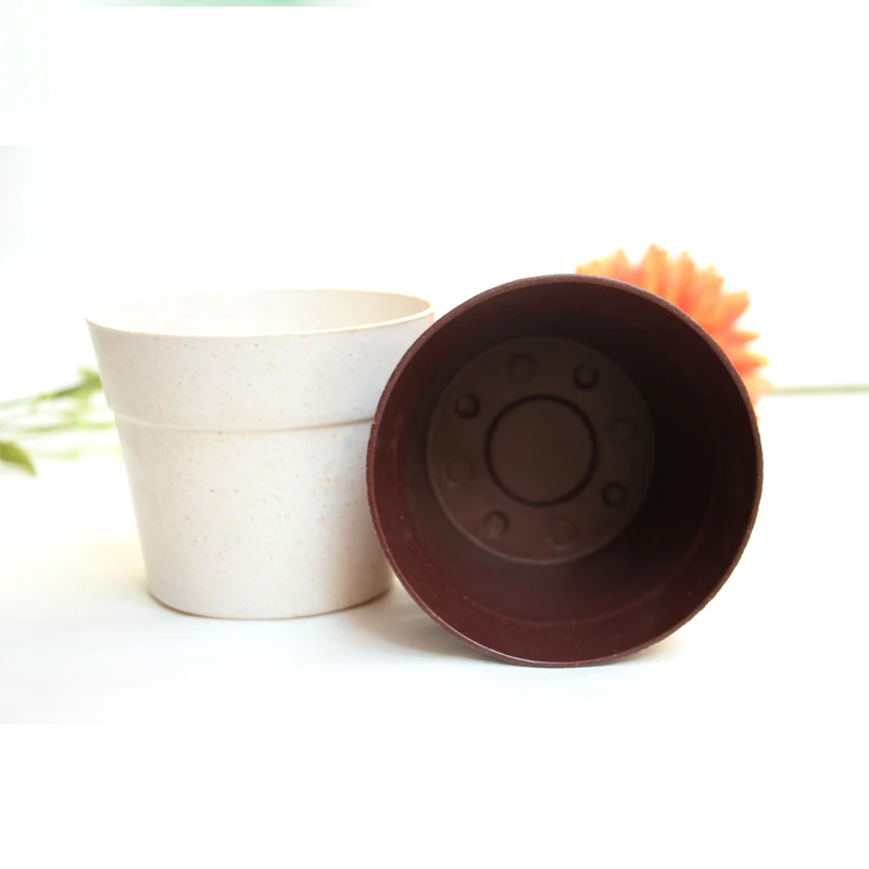 Fiber Material Pot/bio Pot/100 Biodegradable Flower Pot Bamboo Pot