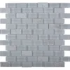 3d polished white glass natural stone mosaic tiles