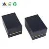 High Quality Crown win Custom Black Color Luxury PU Leather Watch Box