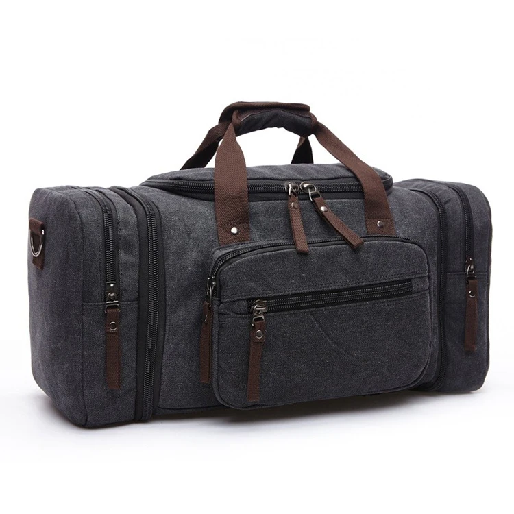 

wholesale suppliers large capacity Canvas duffel bag, Navy blue/khaki/coffee/black