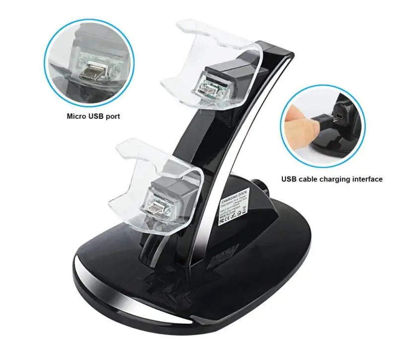 New Arrival For Ps4 Controller Charger,Dual Usb Charging Docking
