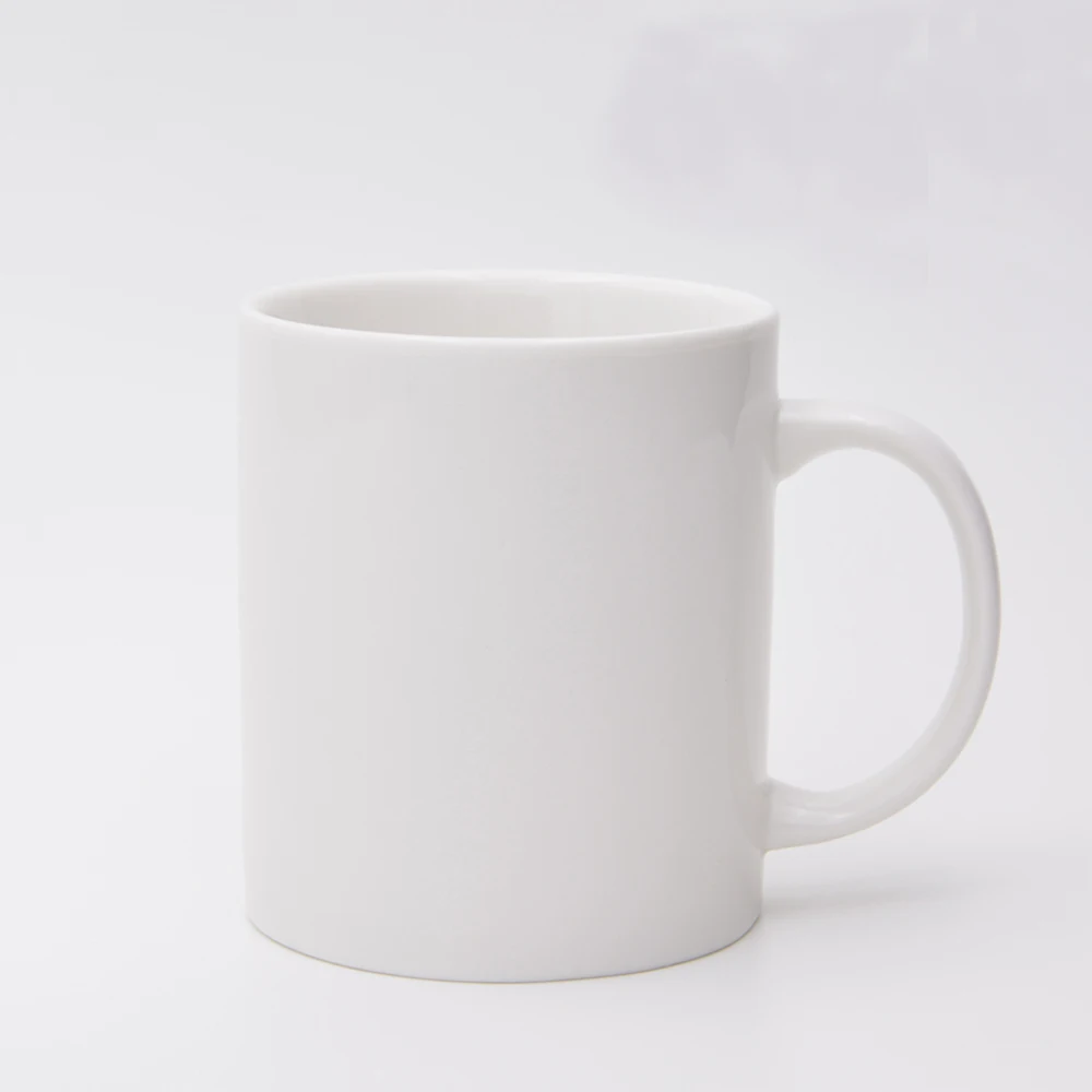 

sublimation mug free sample ceramic mug 11 oz white coating malaysian sublimation mug custom, Super white