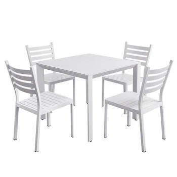 Dining Set Furniture Modern 4 Chair Outdoor Dinner Garden Table - Buy