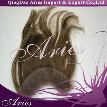 Natural Hairline Lace Frontal Hair Pieces For Forehead Bald People