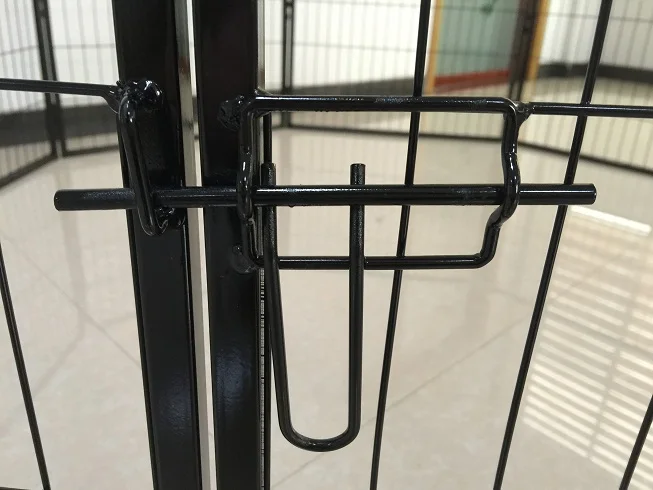 metal wire dog cage/large steel dog cage/steel bar dog cage