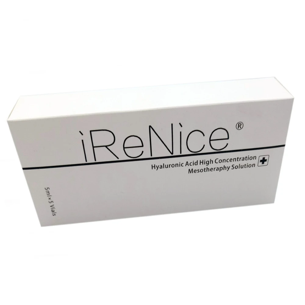 

China Supplier iReNice 1.6% Hyaluronic Acid Seurm Mesotherapy Solution for Skin Rejuvenation, Transparent