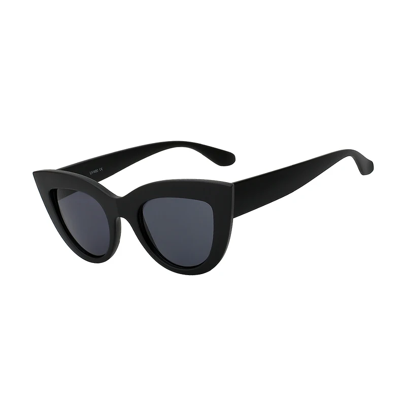 

Hot sell model big plastic frame unisex custom sunglasses no minimum