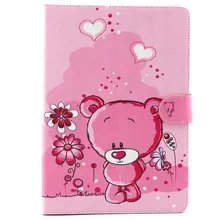 Cartoon Tablet PC 9.7 Inch Covers Flip Stand PU Leather Case For Apple Ipad Air 2 Case For Ipad Air 2 Ipad 6 Cover Free Ship