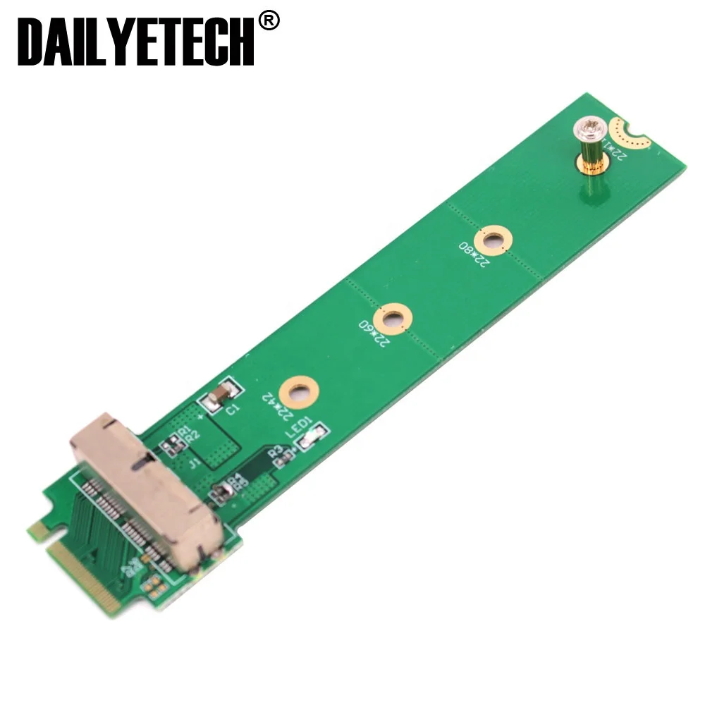 

Adapter Card to M.2 NGFF X4 For Apple MacBook Air A1465 A1466 SSD 2013 2014 2015, Green