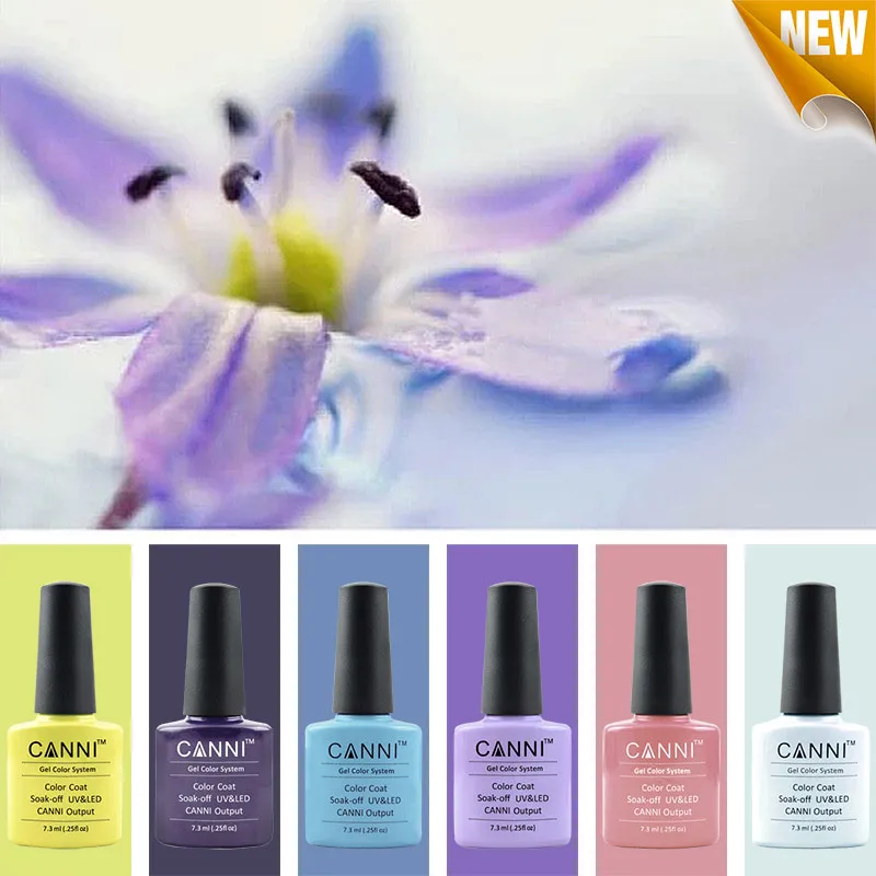 6PCS SET Free Shipping UV Nail Gel Polish UV LED 207 Colors 7 3ml Long Lasting