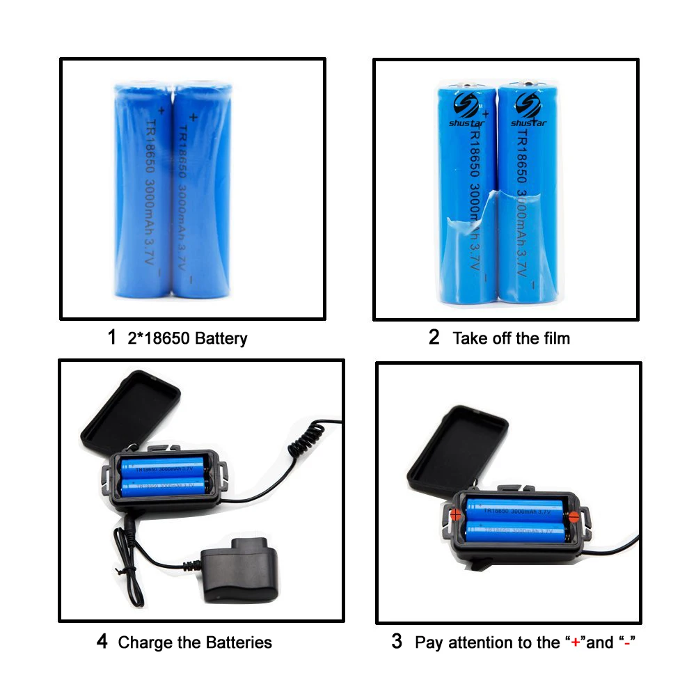 farol à prova dwaterproof água 4 modos