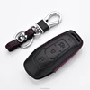 Leather Keyless Entry Remote Control Key Fob Cover Case protector For Explorer F-150 F-250 F-350 Mustang