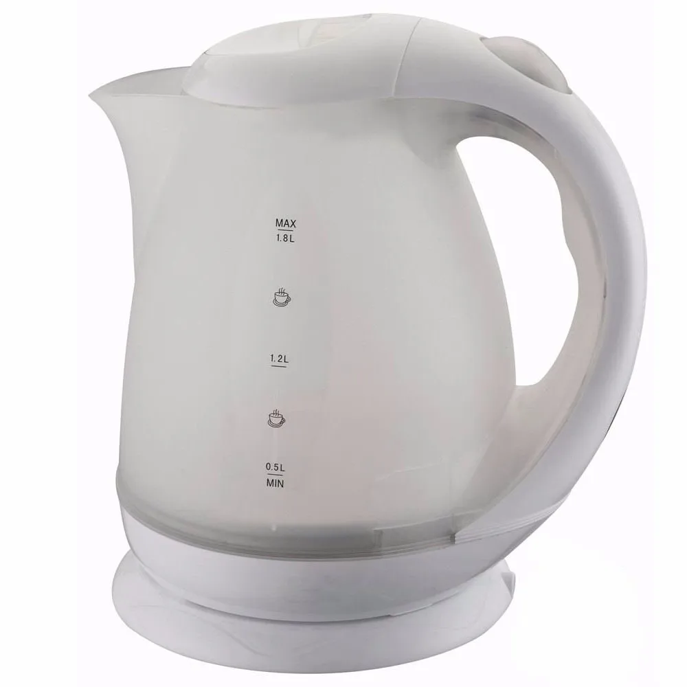 1.8l Portable Boiling Electronic Plastic Water Tea Electric Kettle