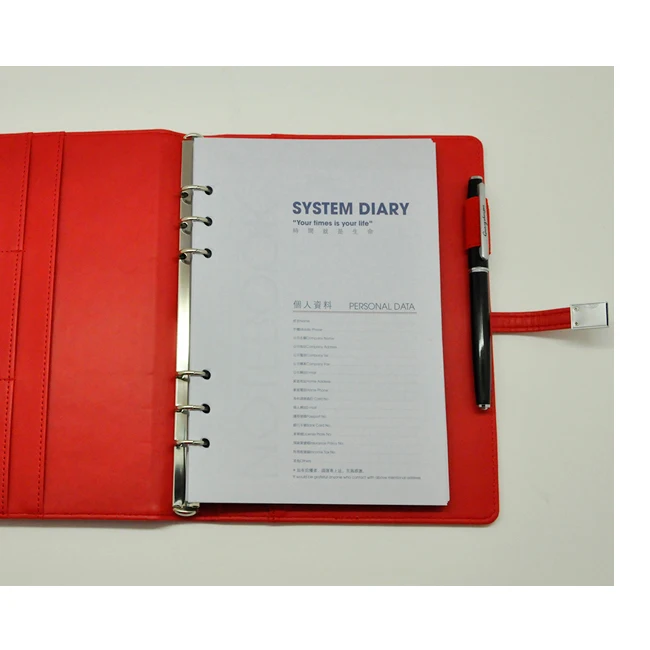 High Quality A5 6 Ring Binder Notebook - Buy 6 Ring Notebook,A4 Ring