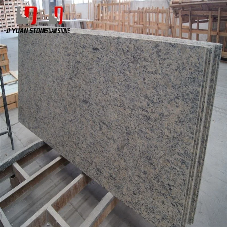 Good Price Cream Color Granite Floor Tiles Golden Crystal Santa