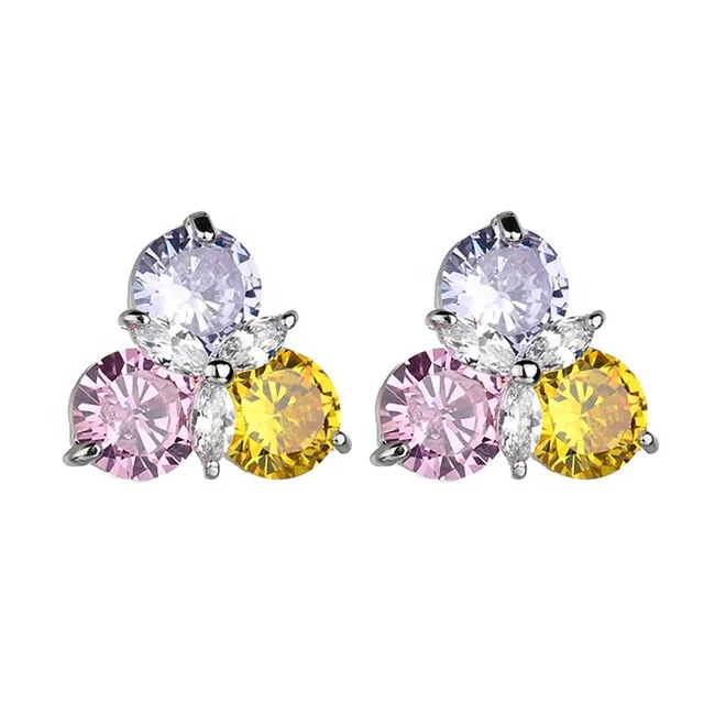 

Beautiful Jewelry Fashionable Jewellery Wholesale Custom Women Earring, Multi, purple, white