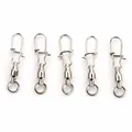 5pcs lot 2 3 4 6 Ball Bearing Swivels Crane Duo Lock Snap Trolling Rigging Fishing