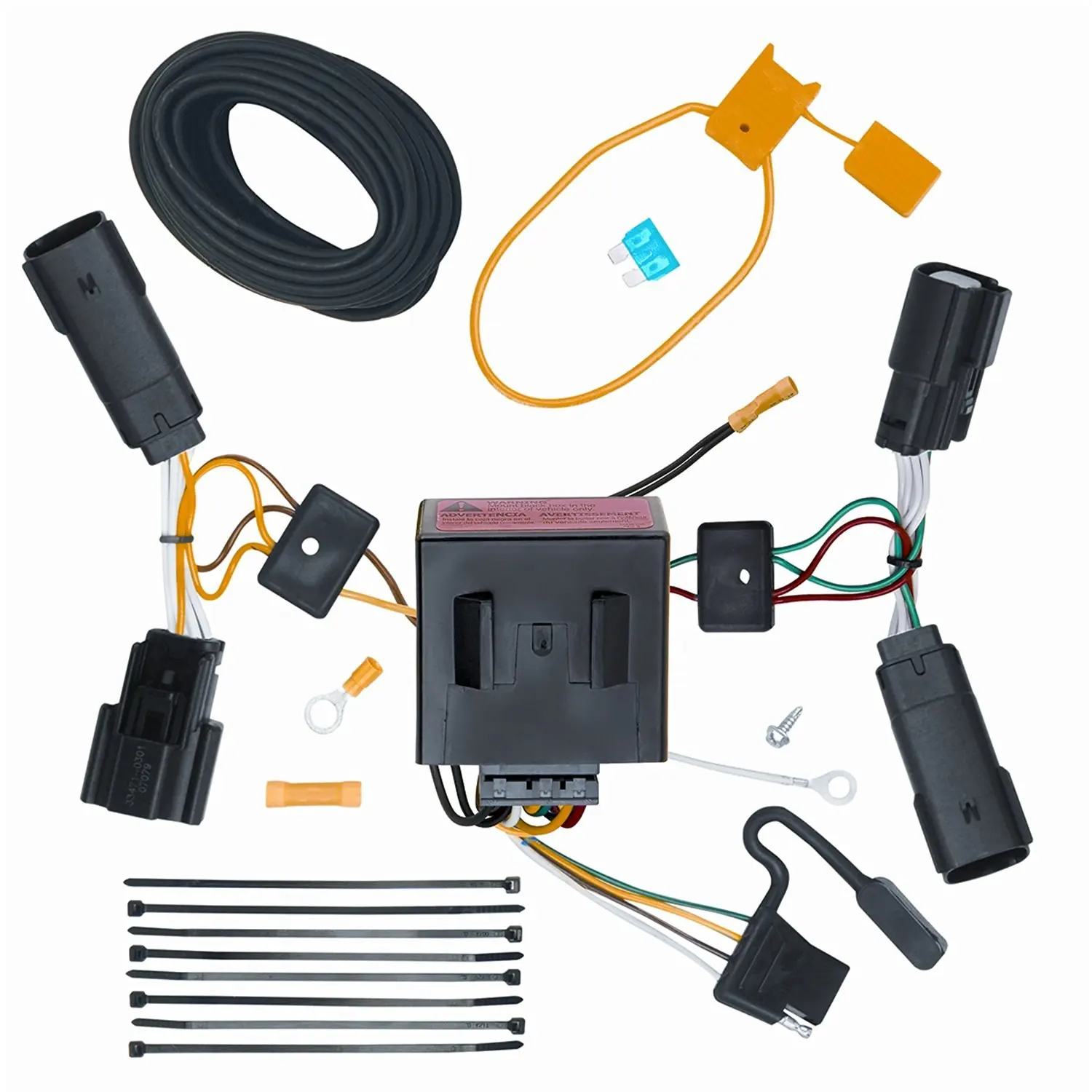 Get Quotations · Vehicle To Trailer Wiring Harness Connector For 11-13 Ford Edge Plug Play