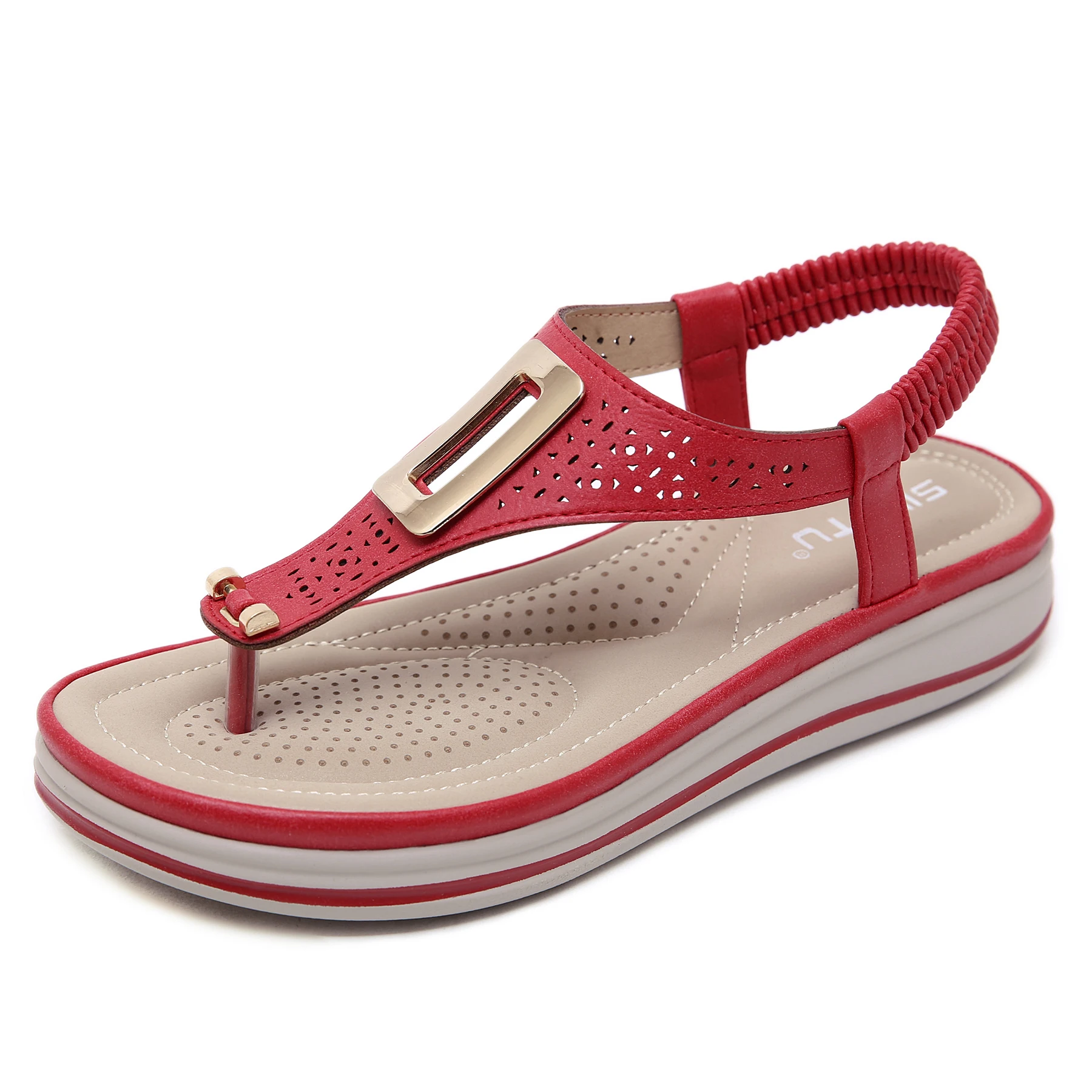 

Low Price Women Sandals Comfortable Slippers PU For Summer