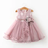 

Summer Lace Dress For Baby Girls Toddler Girl Baptism Clothing Kids Princess Party Ball Gown Little Girl Dresses Y10663