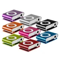 

Mini Mirror MP3 Player wired Portable With Clip Charging Line Many MP3 Player