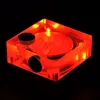 High - rise and no sound colored armor led light transparent cover 1300l/h 12V dc aux water cooling pump computer