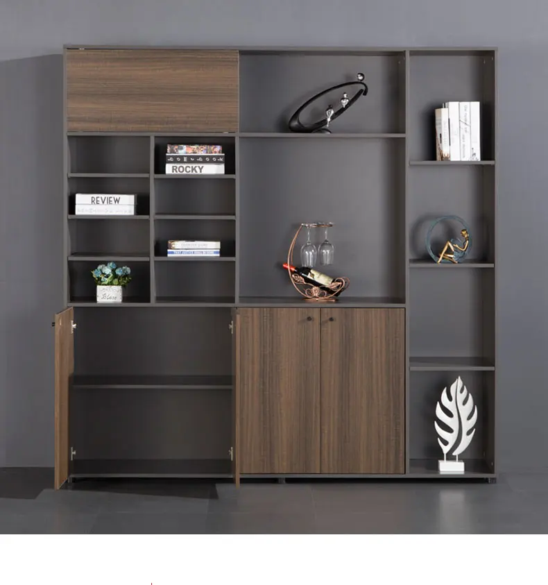 office filing cabinet wooden cabinet vertical modern storage  cabinet