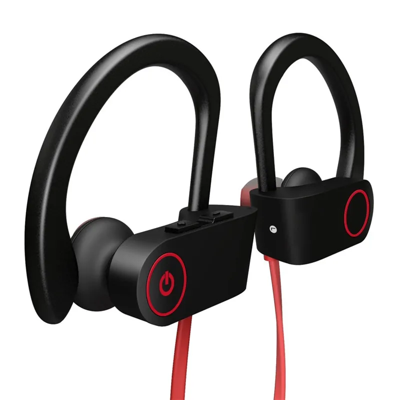 

High Quality Waterproof Sport Ear-Hook Bluetooths V4.1 Headset U8 Wireless Stereo Headphone Earphone