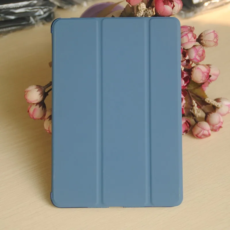 Dormancy Smart Cover for apple ipad Pro 12.9 Stand flip leather case with PC Back cover