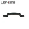 Latest arrival bedroom furniture hardwares pull knob black zinc alloy furniture knob built in kitchen knob