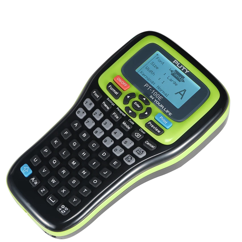 

PUTY PT-100E label maker portable mini handheld cable tube printer