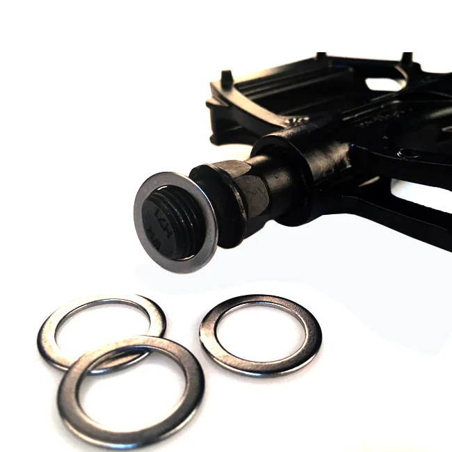 Bike Fit Pedal Spacers / Pedal Extenders For 9/16 Inch Crank Set / 1.5