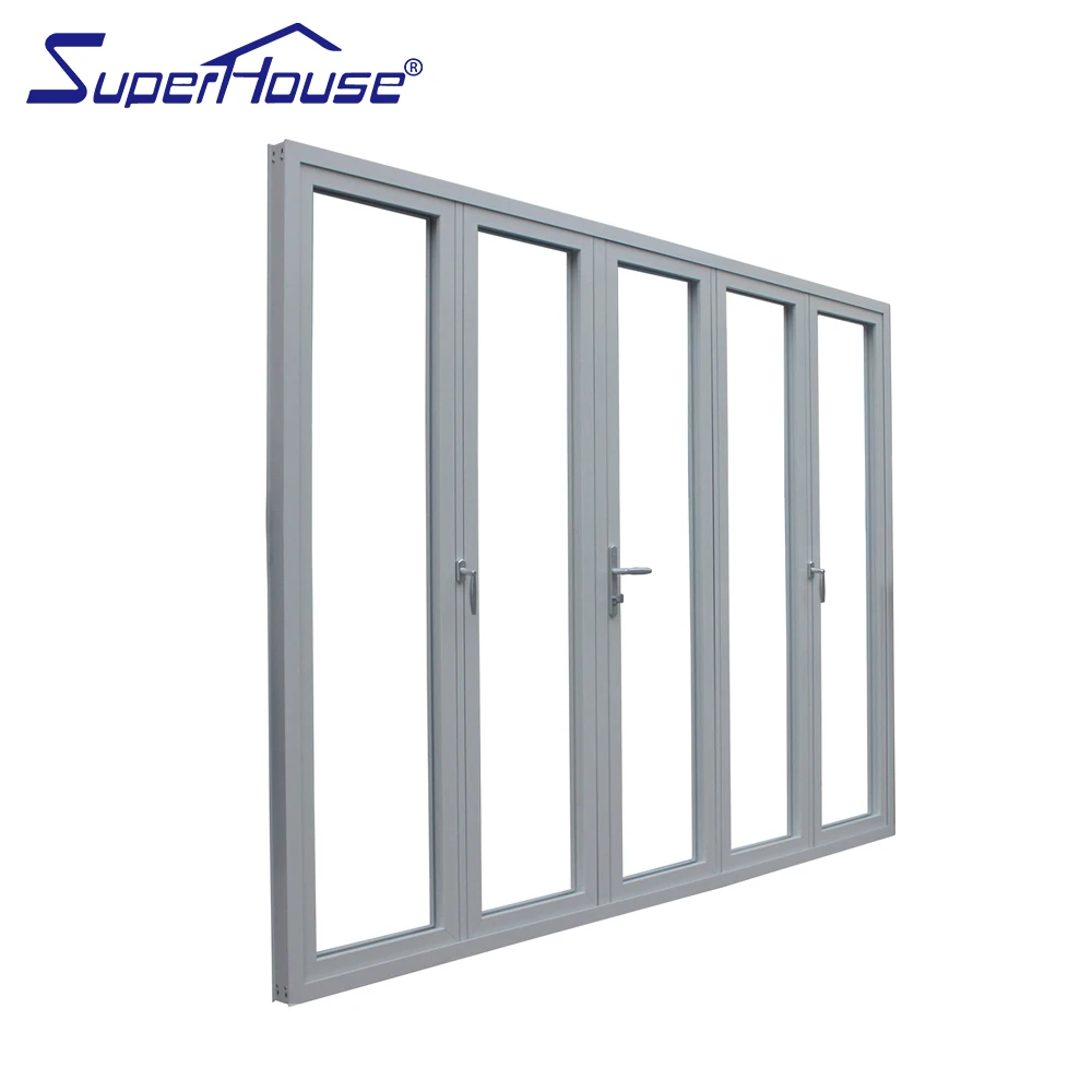 Australian standard as2047 aluminum entry door glass folding doors