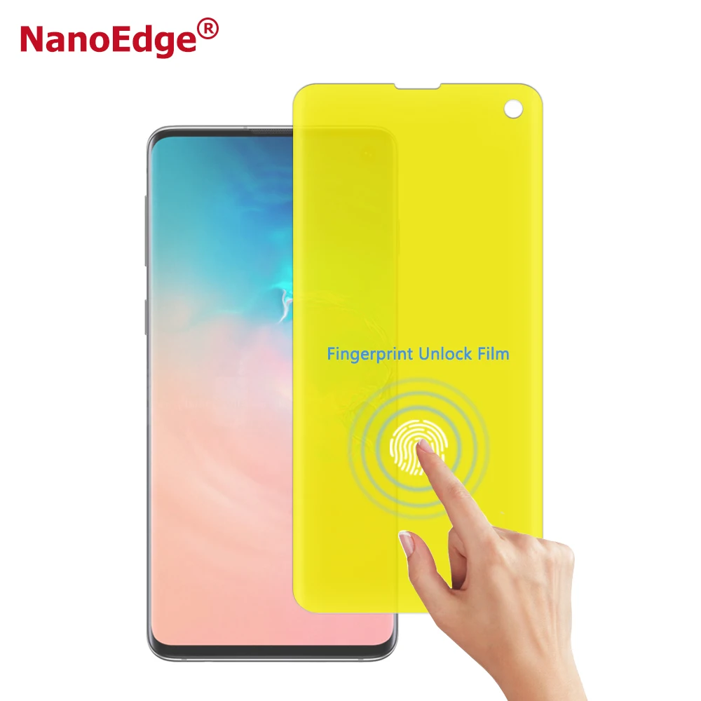 

Amazon Gold Supplier Nanoedge TPU Film 3D Full Glue Anti Shock S10 Plus Screen Protector For Samsung S10 Screen Protector, N/a