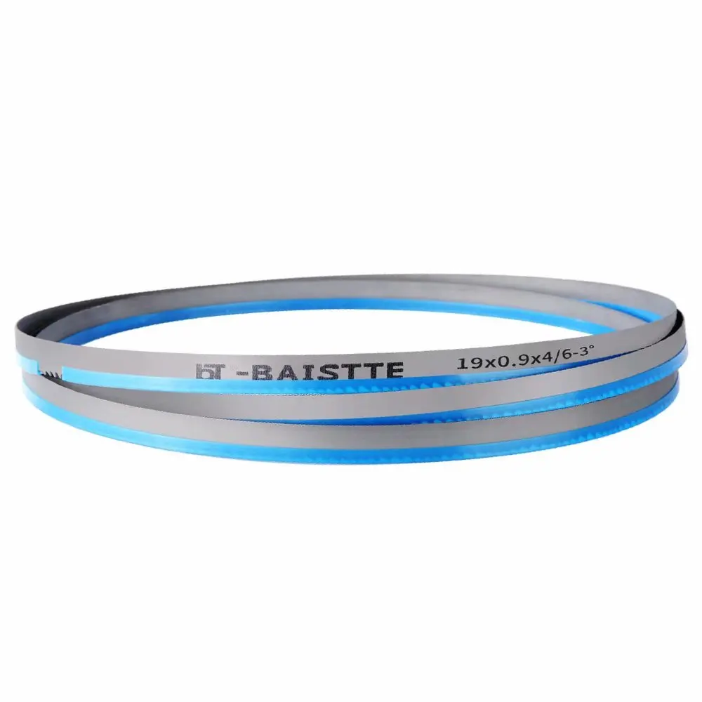 
High efficiency bi-metal band saw blade for wood/steel/ foam/bamboo cutting band knife blades 45-2/3-Inch by 1/2-Inch by 8/12Tpi 