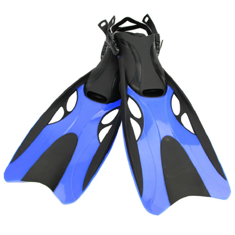Adjustable Long Blade Adult Ocean Diving Flippers Training Swimming ...