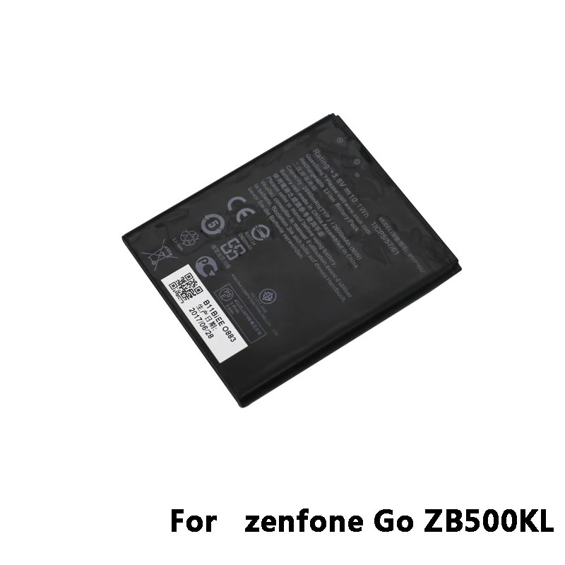 

Gb/T 18287-2013 3.8V Mobile Phone Li-Ion Battery B11P1602 For Asus Zenfone Go Zb500Kl X00Ad X00Adc Battery, Balck